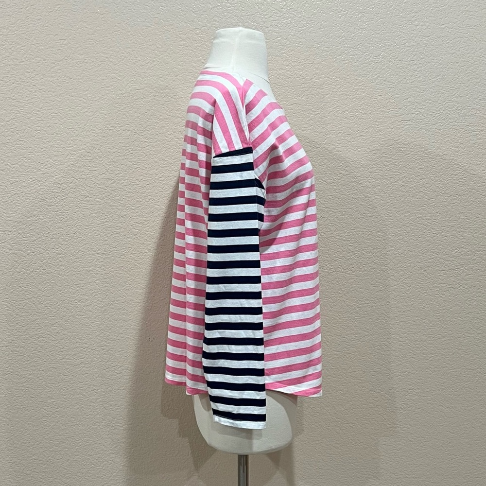 Vineyard Vines Pink and Navy Striped Top - Picture 10 of 15